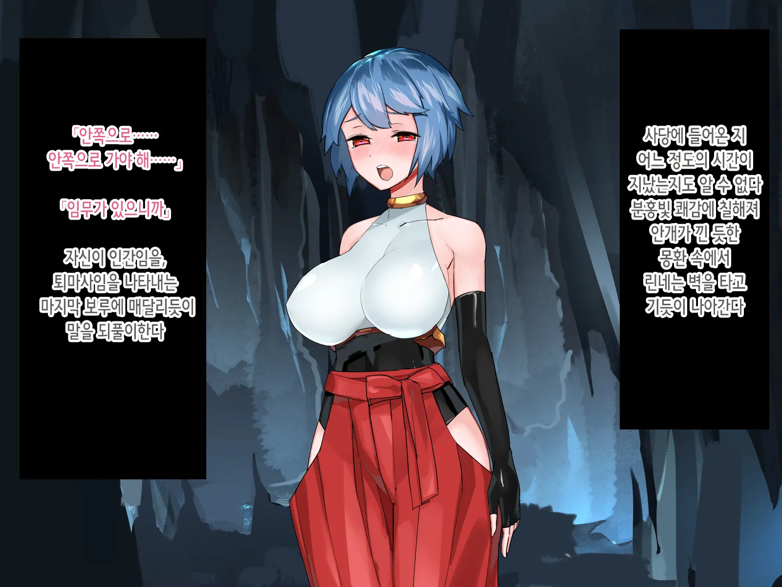 Niemiko Rinne ~Bakunyuu Taima Kenshi Wa Youma-Tachi No Haramase Kumotsu~ | 제물 무녀 린네~폭유 퇴마 검사는 요마들의 임신 공물~